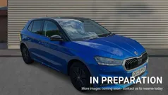 Race blue metallic black magic pearl effect Used 2023 Skoda Fabia Colour Edition Hatchback | £13,950 (Fair price)