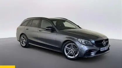 Used Mercedes C220 AMG line 194 HP (142 kW) 2019 Grey Estate