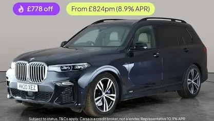 Black Used 2020 BMW X7 M Sport SUV | £45,295 (Super price)