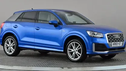Used Audi Q2 S-Line 150 HP (110 kW) 2019 Blue SUV