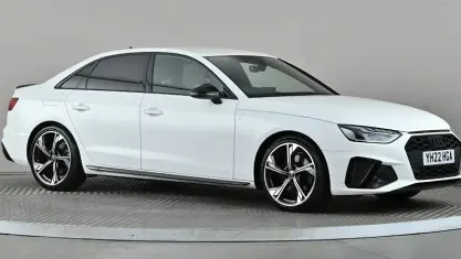 Used Audi A4 Black Edition 150 HP (110 kW) 2022 White Sedan