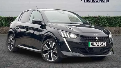 Used Peugeot e-208 Premium 100 kW (136 HP) 2022 Black Hatchback