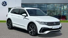 Pure white Used 2022 VW Tiguan R-line SUV | £29,154 (Fair price)