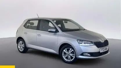 Begagnad Skoda Fabia SE 95 HK (69 kW) 2021 Silver Halvkombi