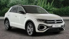Pure white Used 2025 VW T-Roc R-line SUV | £29,290 (Fair price)