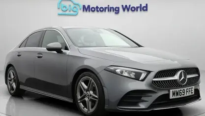 Used Mercedes A200 AMG line 163 HP (119 kW) 2019 Grey Sedan