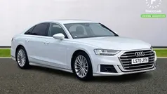 White Used 2020 Audi A8 S-Line Sedan | £29,699 (Fair price)