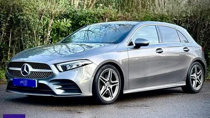 Used Mercedes A200 AMG line 163 HP (119 kW) 2020 Grey Hatchback