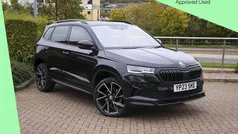 Black magic pearl effect Used 2023 Skoda Karoq SportLine SUV | £24,730 (Fair price)