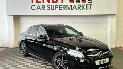 Used Mercedes C300 AMG line 245 HP (180 kW) 2020 Black Sedan