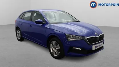 Used Skoda Scala SE 95 HP (69 kW) 2023 Blue Hatchback