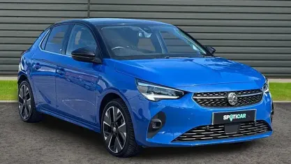 Used Vauxhall Corsa-e Elite 100 kW (136 HP) 2021 Blue Hatchback