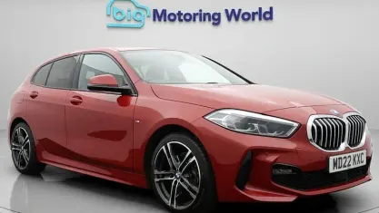 Used BMW 118 M Sport 136 HP (100 kW) 2022 Red Hatchback