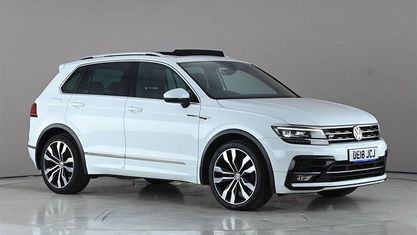 Używany VW Tiguan R-line 150 KM (110 kW) 2018 Biały SUV