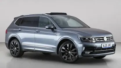 Used VW Tiguan Allspace R-line 150 HP (110 kW) 2021 Grey SUV