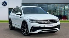 Pure white Used 2021 VW Tiguan R-line SUV | £24,680 (Fair price)