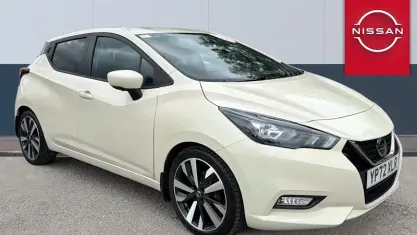 Used Nissan Micra Tekna 92 HP (67 kW) 2023 White Hatchback