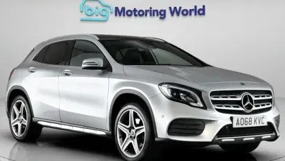 Used Mercedes GLA250 AMG line 211 HP (155 kW) 2018 Silver SUV