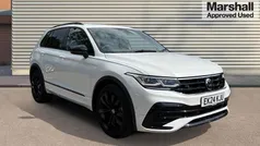 Oryx white premium motherofpearl Used 2024 VW Tiguan Black Edition SUV | £32,231 (Fair price)