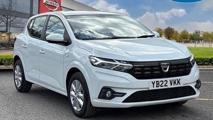 Gebraucht Dacia Sandero Comfort 91 PS (66 kW) 2022 Weiß Kleinwagen