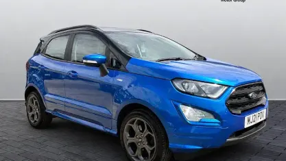Used Ford Ecosport ST-Line 125 HP (91 kW) 2021 Blue SUV