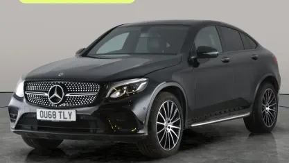 Begagnad Mercedes GLC220 AMG Line Premium 170 HK (125 kW) 2018 Svart Sportkupé