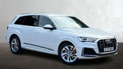 Used Audi Q7 S-Line 340 HP (250 kW) 2022 White SUV