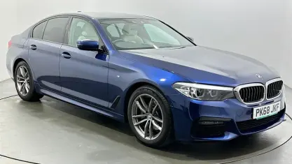Used BMW 520 M Sport 190 HP (139 kW) 2018 Blue Sedan