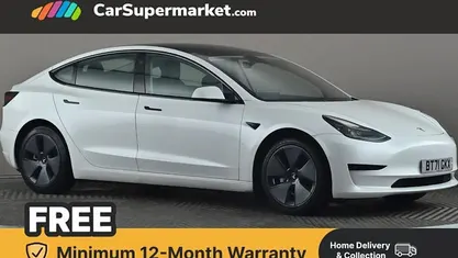 Used Tesla Model 3 Standard Range 208 kW (283 HP) 2021 White Sedan