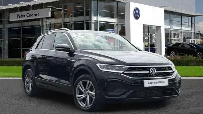 Used VW T-Roc R-line 150 HP (110 kW) 2023 Black SUV