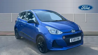 Used Hyundai i10 GO! 67 HP (49 kW) 2018 Blue Hatchback