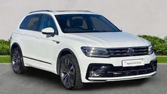 White Used 2019 VW Tiguan R-line SUV | £23,472 (Fair price)