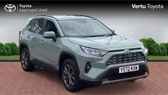 Green Used 2022 Toyota RAV4 Hybrid Design SUV | £27,877 (Fair price)
