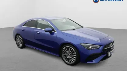 Used Mercedes CLA200 AMG Line Premium 163 HP (119 kW) 2025 Blue Coupe