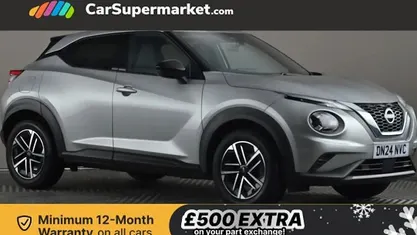 Silver Used 2024 Nissan Juke N-Connecta SUV | £14,897 (Fair price)