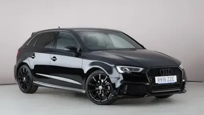 Used Audi A3 Sportback Black Edition 150 HP (110 kW) 2018 Black Hatchback