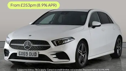 White Used 2019 Mercedes A200 AMG line Hatchback | £15,750 (Fair price)