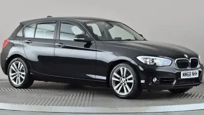 Used BMW 118 Sport Line 136 HP (100 kW) 2018 Black Hatchback