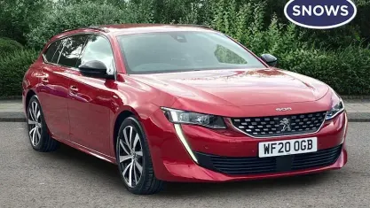 Used Peugeot 508 SW GT-line 131 HP (96 kW) 2020 Red Estate