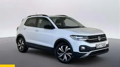 Used VW T-Cross Black Edition 95 HP (69 kW) 2022 White SUV