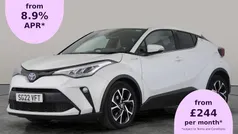 White Used 2022 Toyota C-HR Design SUV | £17,588 (Fair price)