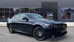 Blue Used 2022 Mercedes E400 AMG line Sedan | £40,452 (Fair price)