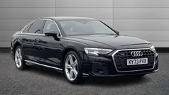 Mythos black Used 2023 Audi A8L S-Line Sedan | £47,775
