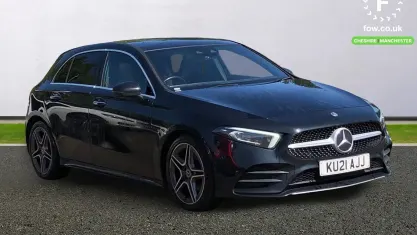 Used Mercedes A200 AMG Line Premium Plus 163 HP (119 kW) 2021 Black Hatchback