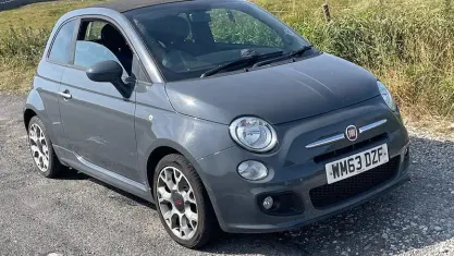 Used Fiat 500C S 69 HP (50 kW) 2013 Grey Cabriolet