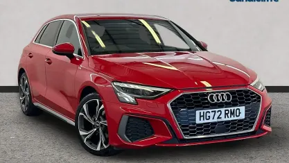 Used Audi A3 S-Line 150 HP (110 kW) 2023 Red Hatchback