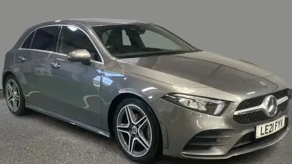 Used Mercedes A200 AMG Line Premium 163 HP (119 kW) 2021 Grey Hatchback