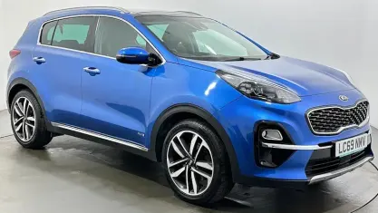Used Kia Sportage 136 HP (100 kW) 2019 Blue SUV