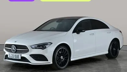 Used Mercedes CLA250e AMG Line Premium Plus 218 HP (160 kW) 2022 White Sedan