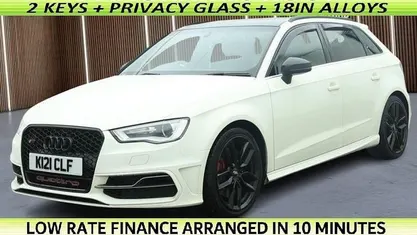 White Used 2015 Audi S3 Sportback Design Hatchback | £10,380 (Fair price)
